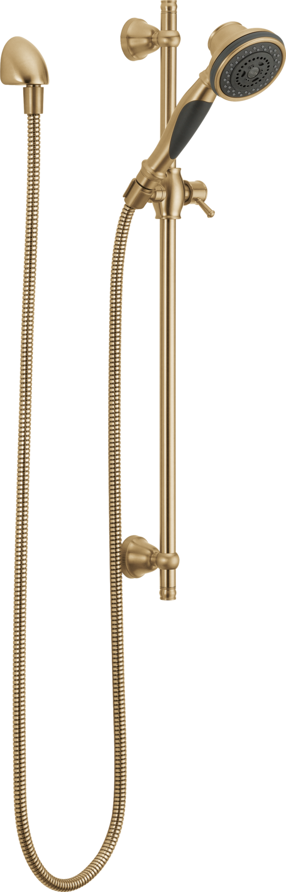 Premium 3-Setting Slide Bar Hand Shower with Wall Elbow, image 1